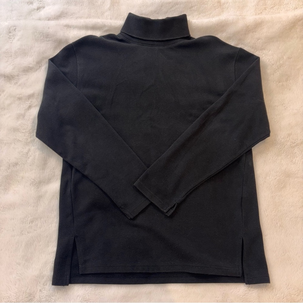 Men's Black Turtleneck Shirt
